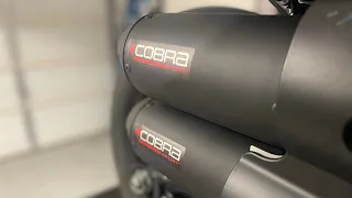 Sportster S Cobra exhaust with DB killer