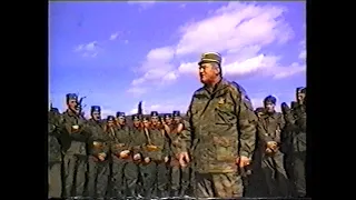 Govor komandanta Glavnog štaba VRS đenerala Ratka Mladića- kasarna Bilećki borci, 2. dio