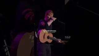 Bad Habits Ed Sheeran Live Performance short #shorts #live #edsheeran #edit #lyrics #music #equals