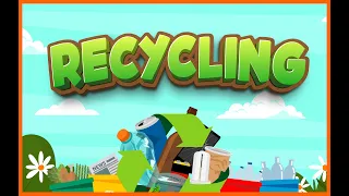 Recycling for Kids |Recycling Plastic, Glass and Paper | Recycle Symbol | Reduce, Reuse and Recycle