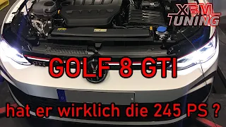 Golf 8 GTI | Hat er wirklich die 245 PS ? Prüfstandslauf ( Dyno run )