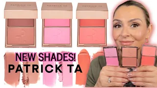 PATRICK TA NEW Blush Duo Shades! She's the Moment, Just Enough, Not Too Much : Review & Swatches!