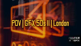 Fujifilm GFX 50s II POV Rainy Street Photography in LONDON