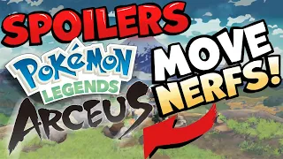 SO MANY MOVES NERFED! Pokemon Legends: Arceus | SPOILERS