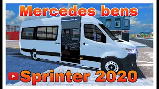 🟠PROTON BUS LANÇAMENTO MERCEDES BENS SPRINTER 2020 #pbsu #pbsr #simulação #onibus