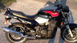 96 Triumph Trident 900, Delkevic exhaust