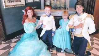 Little Eric and Ariel join Prince Eric and Ariel for a magical breakfast!! ⭐️🍃🐠