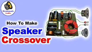How To Make Speaker crossover || Capacitor, Resistor, Coil, Lpad Fonction