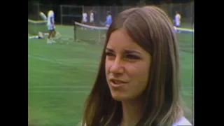 16-Year Old Chris Evert Interviewed in Florida-1971