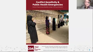 CDA Presentation at ConnexUS Live: Navigating Public Health Emergencies with Conflict Sensitivity...