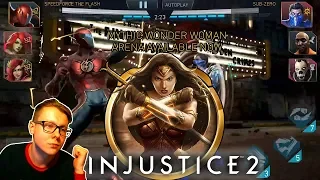 Injustice 2 mobile фарм арены [МИФИЧЕСКАЯ ЧУДО-ЖЕНЩИНА]