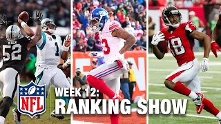 Week 12 Rankings Show | Top 10 Plays, Top 5 Finishes & More! | NFL