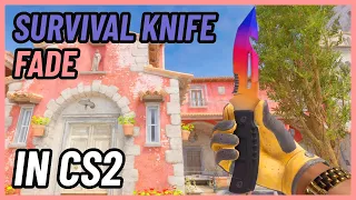 ★ CS2 Survival Knife Fade | CS2 Knife In-Game Showcase [4K]