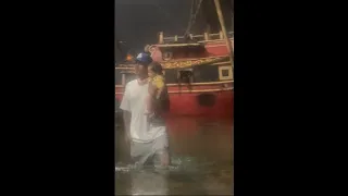 Escorted off Disneyland Pirates of the Caribbean Ride; Man Goes into Water w/ Baby & Argues w/ Staff