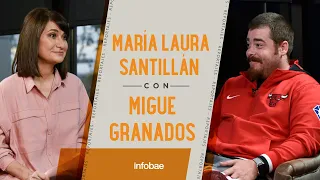 Migue Granados con María Laura Santillán: "Mi vieja murió hace 3 años y yo ya hago chistes con eso"