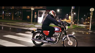 Night Motorcycle ride - Miskolc (jawa 350)