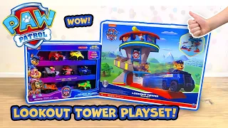 Paw Patrol Lookout Tower Playset! UNBOXING AND REVIEW with Nacho and Pirate Penny!