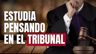 📝 Estudia y OPOSITA pensando en el TRIBUNAL