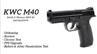 KWC M40 (Spring Pistol) + FPS Upgrade