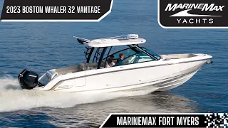 2023 Boston Whaler 32 Vantage With Twin 400 V10s Available At MarineMax Fort Myers!