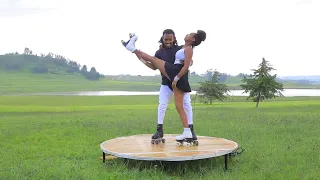 duo roller skates nebita & yisako /circus debere birhan