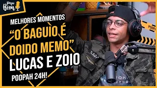 MELHORES MOMENTOS ZOIO E LUCAS INUTILISMO - PODPAH 24H | Papobom