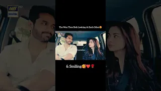 Saad Maheer Romantic Scene 💞😍 #wahajali #haniaamir #mujhepyaarhuatha #youtubeshorts #shorts