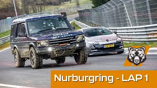 Land Rover Discovery 2 M57 drives the Nurburgring - Lap 1 - 08.04.23