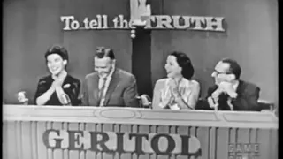 To Tell the Truth aired Nov 12, 1957