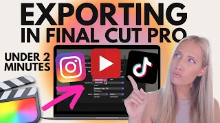 🎬 Tutorial: How to Export in Final Cut Pro for YouTube, Instagram, TikTok *Best Beginner Settings*