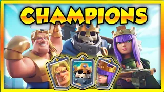 Clash Royale Champions Reactions Gameplay | Clash Royale Champions Cards Leaks | EWCis Gaming