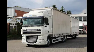 DAF XF 105 460 E5 Plane / Jumbo Zug / Retarder / Hubdach bei Yourtrucks Germany in Hilden