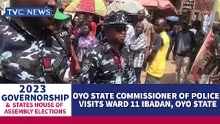 Oyo State Commissioner of Police, C P Adebowale Williams visits Ward 11 Ibadan, Oyo State