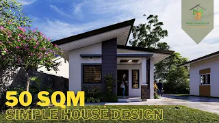 Simple Bungalow House Design (50sqm)