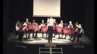 The Norwich accordion band plays the first movement of "Two Score and then...."