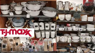 TJ MAXX KITCHEN AND DINING ESSENTIALS | TJ MAXX SHOP WITH ME (Dinnerware, kitchen utensils)