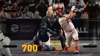 All 700 Albert Pujols' home run swings in 1 minute