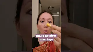 Makeup after marriage #momlife