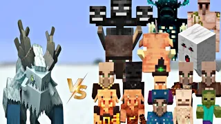 Epic Battle: Frostmaw Takes on Every Mob in the Game! Who Will Win? #minecraft #viral