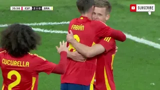 España vs Brasil 3-3 Highlights & All Goals | Resumen y Goles 2024 HD