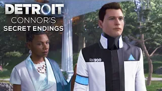 All Connor's Secret Endings (Fail to Find Jericho Outcomes) - DETROIT BECOME HUMAN