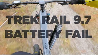 Do batteries fall out of a Trek Rail 9.7?