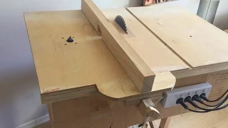 Building 4 in 1 Workshop (Homemade table saw, router table, disc sander, jigsaw table)