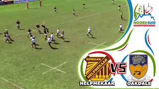 Match Highlights Helpmekaar vs Oakdale 1ST XV Noord-Suid