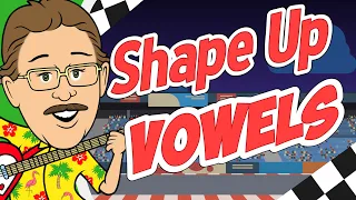 Shape Up Vowels | Jack Hartmann | Vowel Song