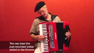 Roland FR-8x V-Accordion  Looper Demo by Richard Noel