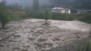 Süd/Osttirol Grenzbachl Murgang 22.08.20, Lave torrentielle, debris flow, wildbach, flashflood