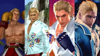 Steve Fox Appearance & Voice Changes [ Tekken 4 - Tekken 8 ]