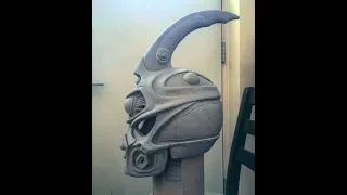 Making a Guyver Helmet! Part 2