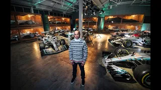 Lewis Hamilton Reunited with his Six F1 Championship Cars